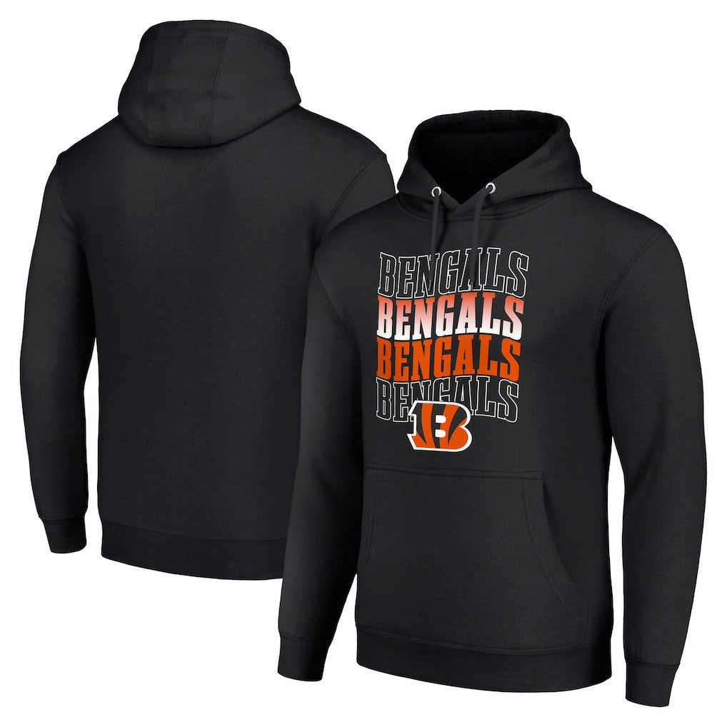 NFL Cincinnati Bengals Starter Four Team Name Logo Fleece Pullover Hoodie