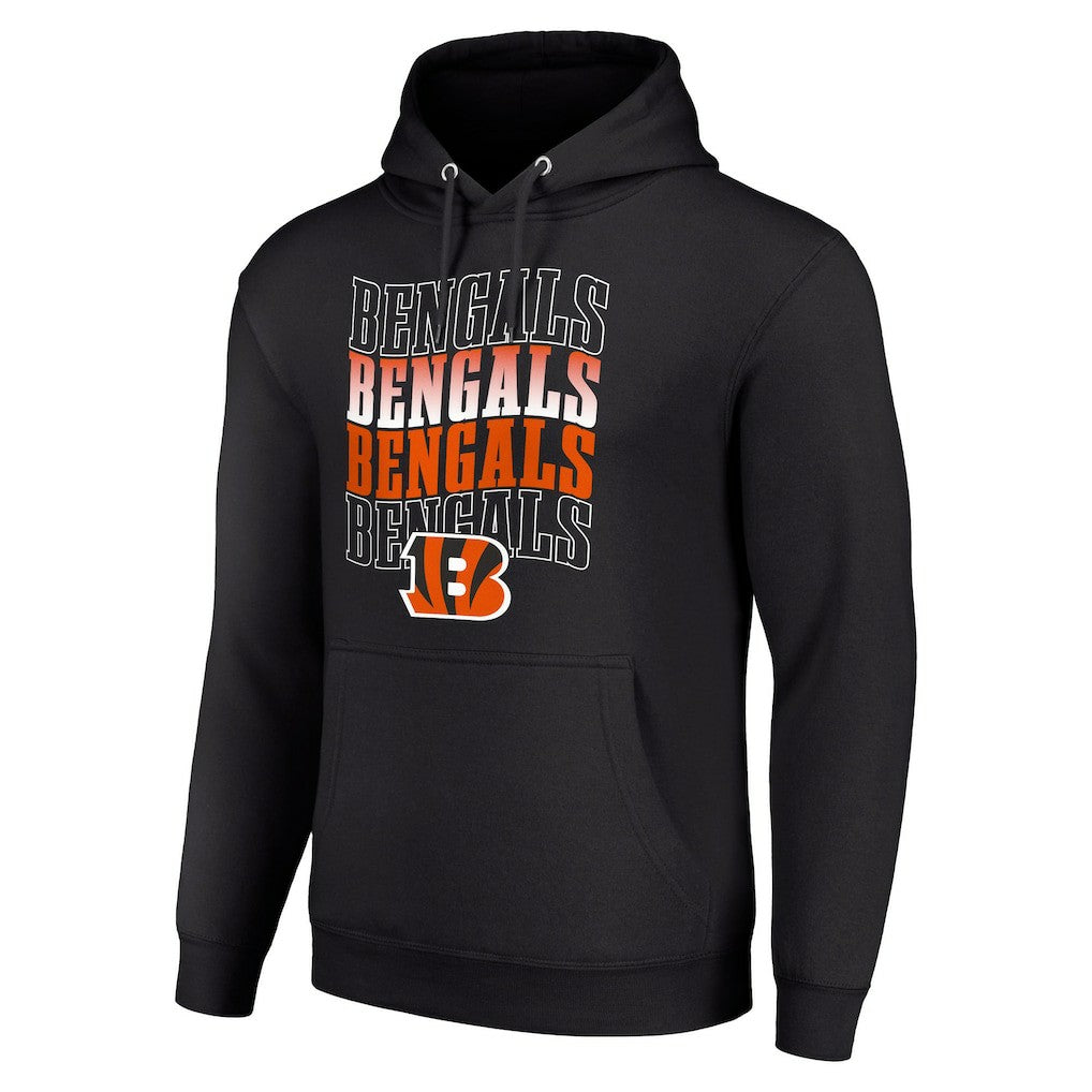NFL Cincinnati Bengals Starter Four Team Name Logo Fleece Pullover Hoodie