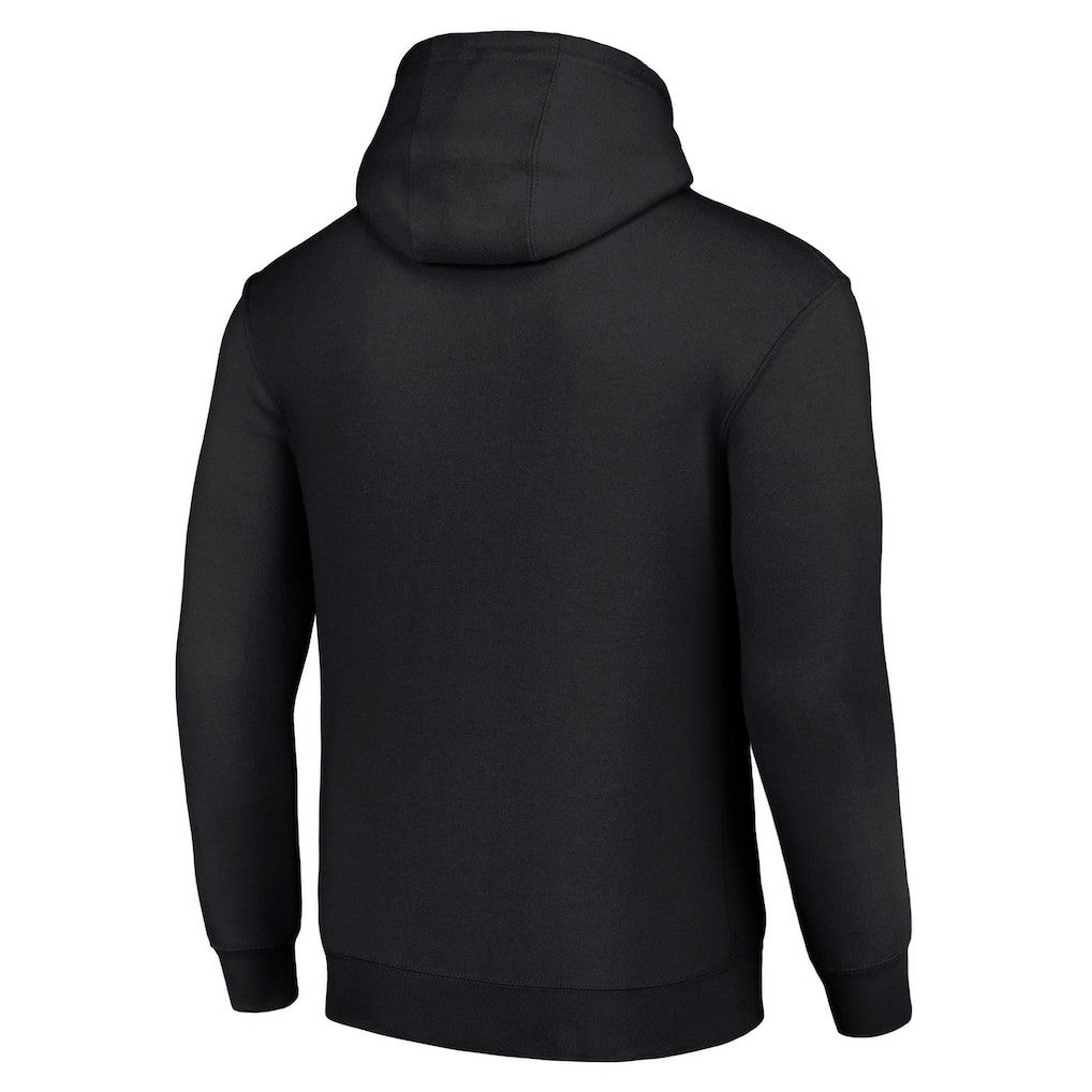 NFL Las Vegas Raiders Starter Four Team Name Logo Fleece Pullover Hoodie