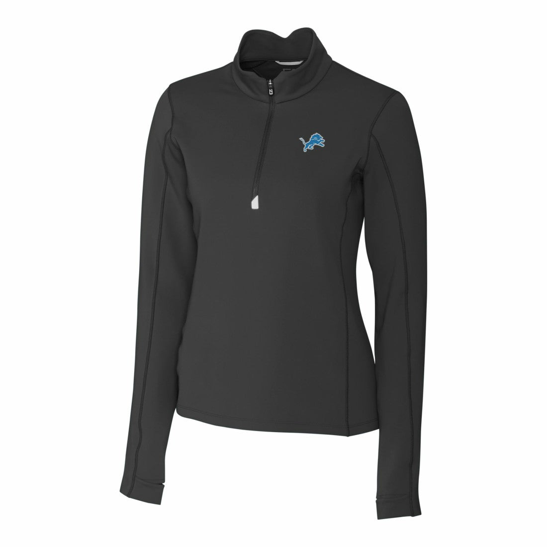 NFL Detroit Lions Cutter & Buck Women's Traverse Stretch Quarter-Zip Pullover Top