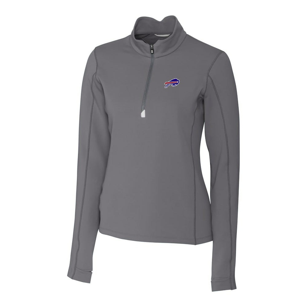 NFL Buffalo Bills Cutter & Buck Women's Traverse Stretch Quarter-Zip Pullover Top