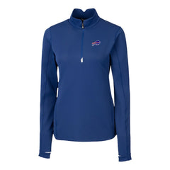 NFL Buffalo Bills Cutter & Buck Women's Traverse Stretch Quarter-Zip Pullover Top