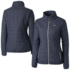 NFL Denver Broncos Cutter & Buck Women's Rainier PrimaLoft Eco Insulated Full-Zip Puffer Jacket