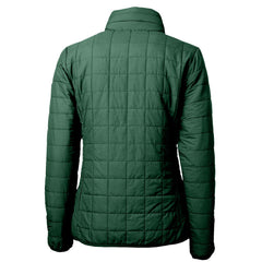 NFL Green Bay Packers Cutter & Buck Women's Rainier PrimaLoft Eco Insulated Full-Zip Puffer Jacket