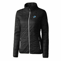 NFL Detroit Lions Cutter & Buck Women's Rainier PrimaLoft Eco Insulated Full-Zip Puffer Jacket