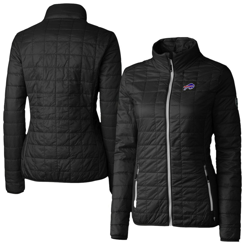 NFL Buffalo Bills Cutter & Buck Women's Rainier PrimaLoft Eco Insulated Full-Zip Puffer Jacket