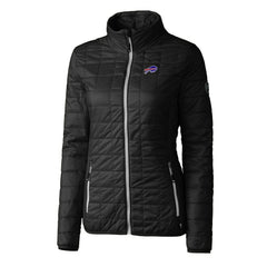 NFL Buffalo Bills Cutter & Buck Women's Rainier PrimaLoft Eco Insulated Full-Zip Puffer Jacket
