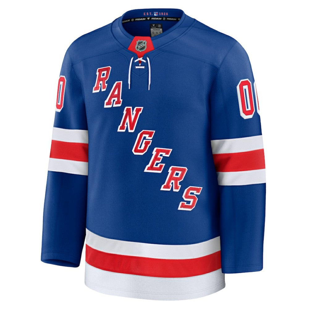 New York Rangers Fanatics Home Premium Custom Jersey