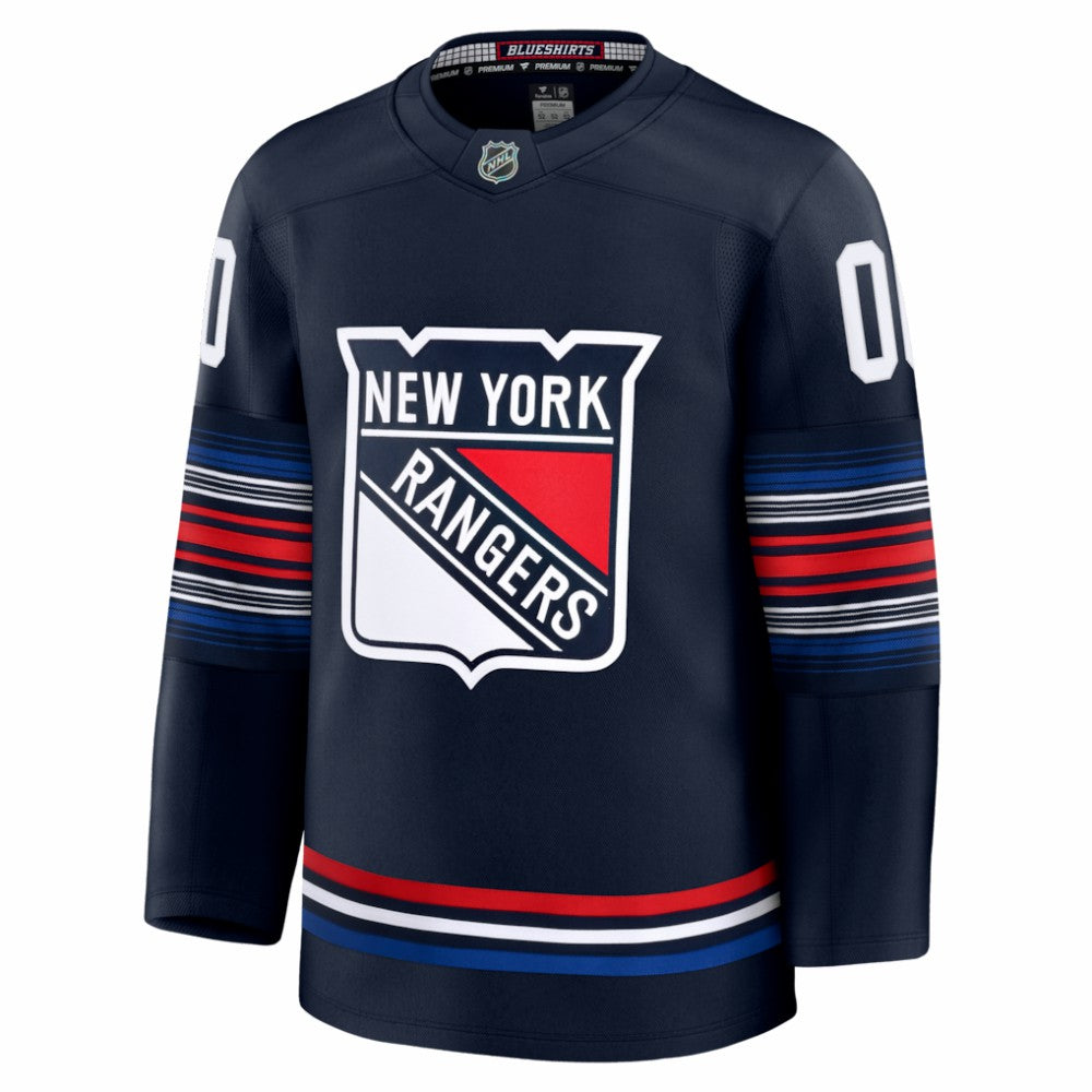 New York Rangers Fanatics Alternate Premium Custom Jersey