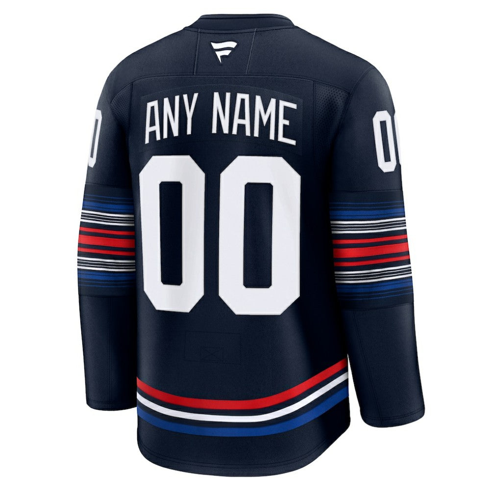 New York Rangers Fanatics Alternate Premium Custom Jersey