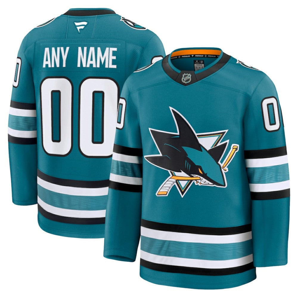 San Jose Sharks Fanatics Home Premium Custom Jersey