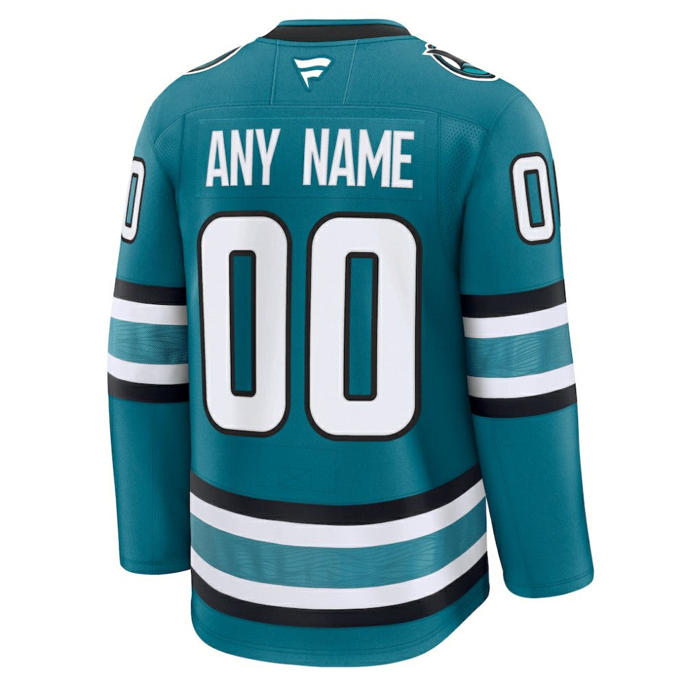 San Jose Sharks Fanatics Home Premium Custom Jersey