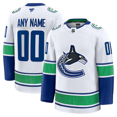 Vancouver Canucks Fanatics Away Premium Custom Jersey