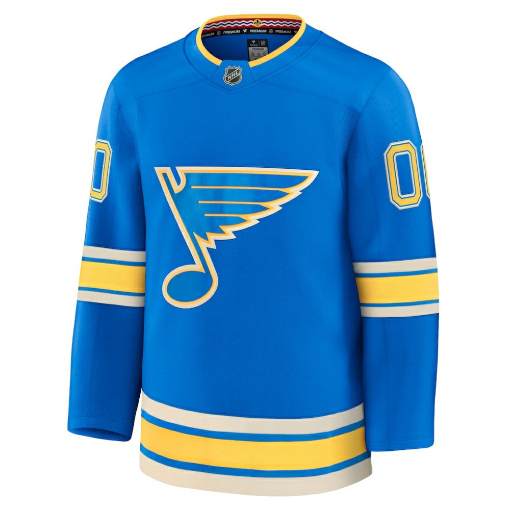 St. Louis Blues Fanatics Alternate Premium Custom Jersey
