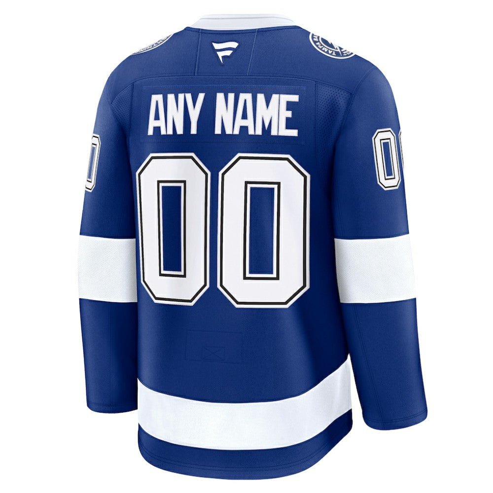 Tampa Bay Lightning Fanatics Home Premium Custom Jersey
