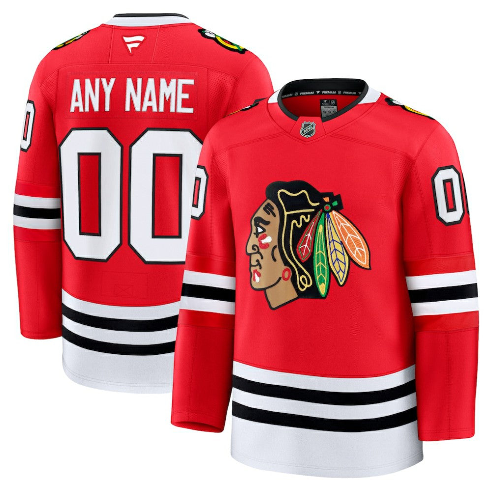 Chicago Blackhawks Fanatics Home Premium Custom Jersey