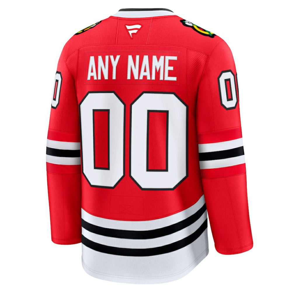 Chicago Blackhawks Fanatics Home Premium Custom Jersey