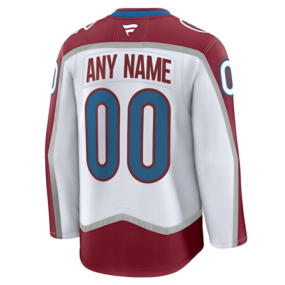 Colorado Avalanche Fanatics Away Premium Custom Jersey