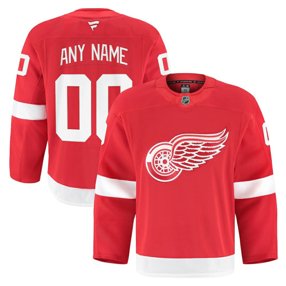 Detroit Red Wings Fanatics Home Authentic Pro Custom Jersey
