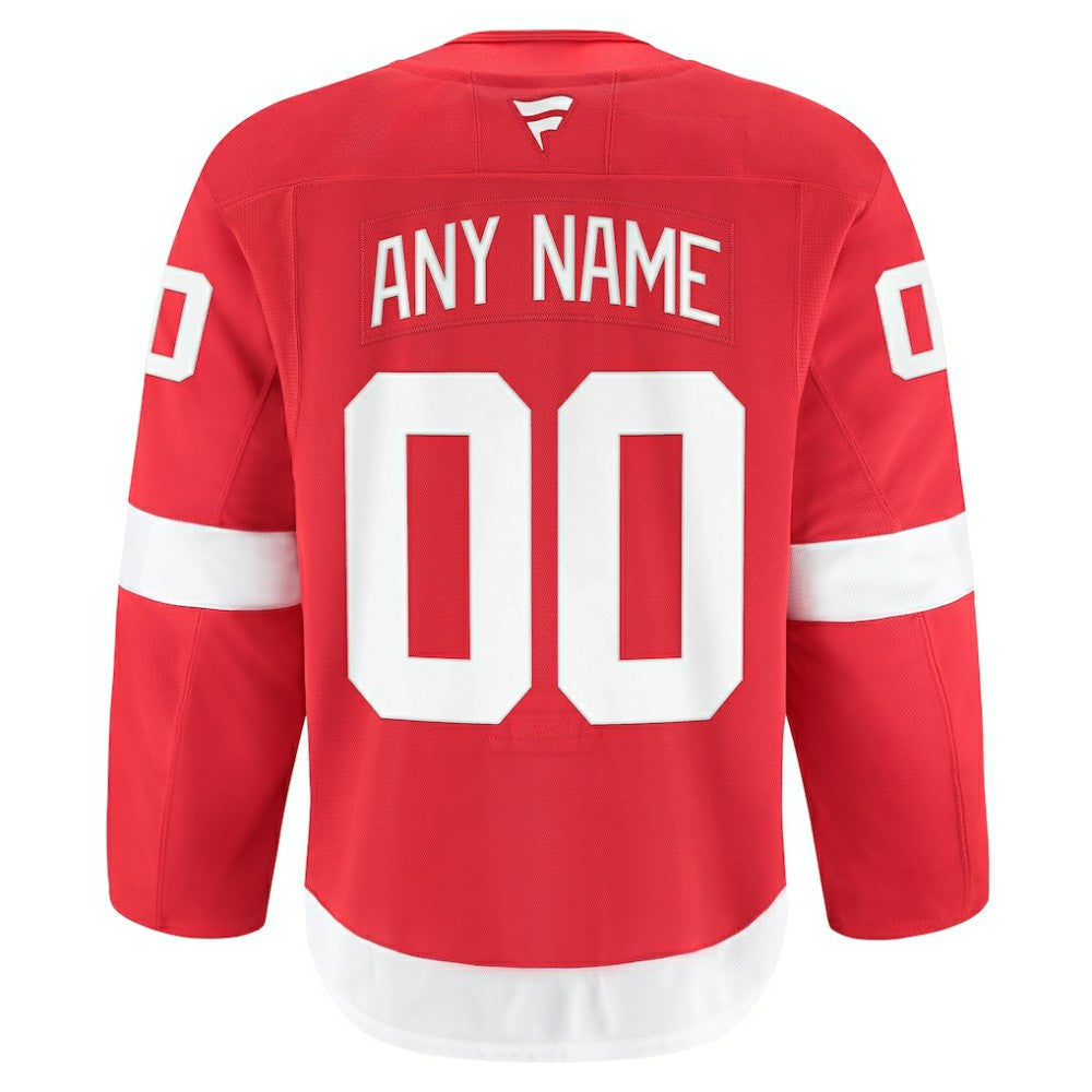 Detroit Red Wings Fanatics Home Authentic Pro Custom Jersey
