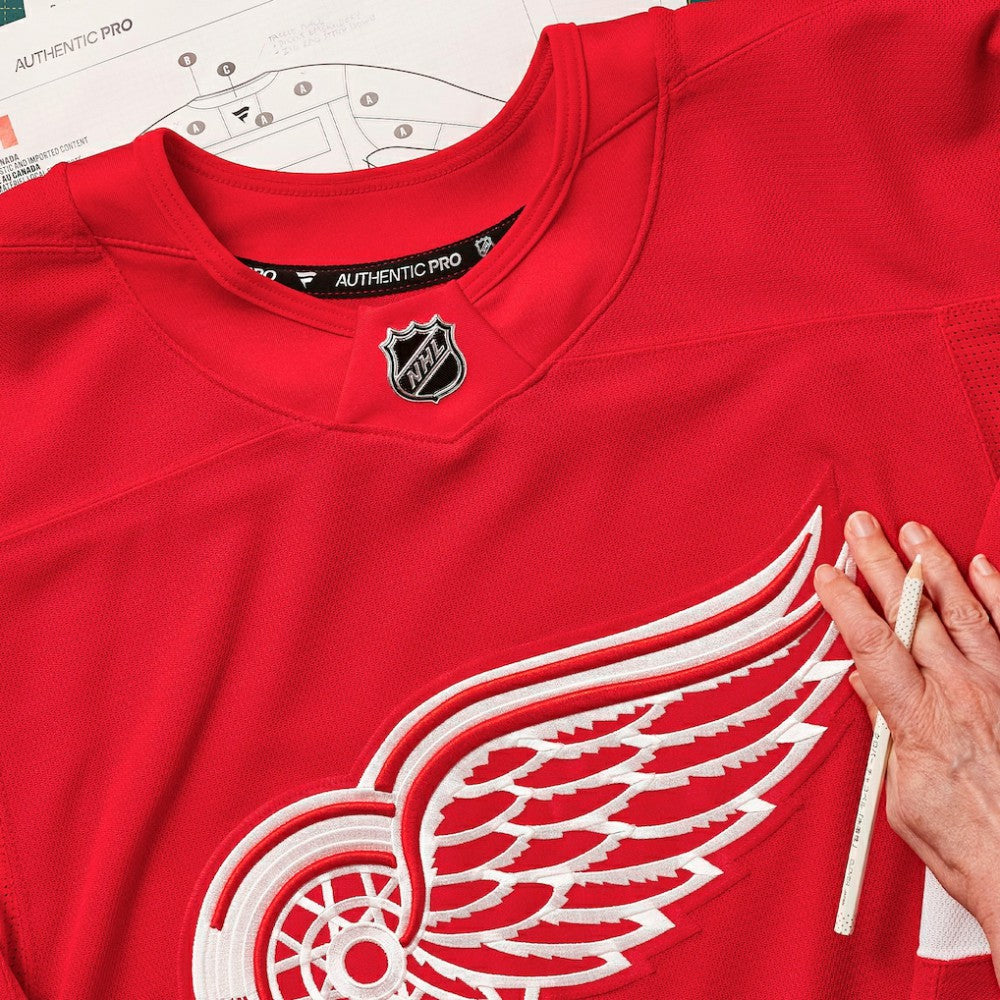 Detroit Red Wings Fanatics Home Authentic Pro Custom Jersey