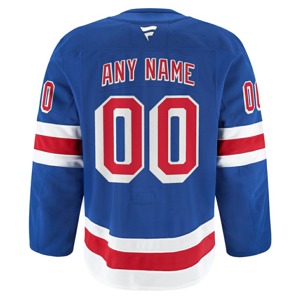 New York Rangers Fanatics Home Authentic Pro Custom Jersey