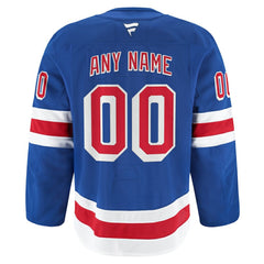 New York Rangers Fanatics Home Authentic Pro Custom Jersey