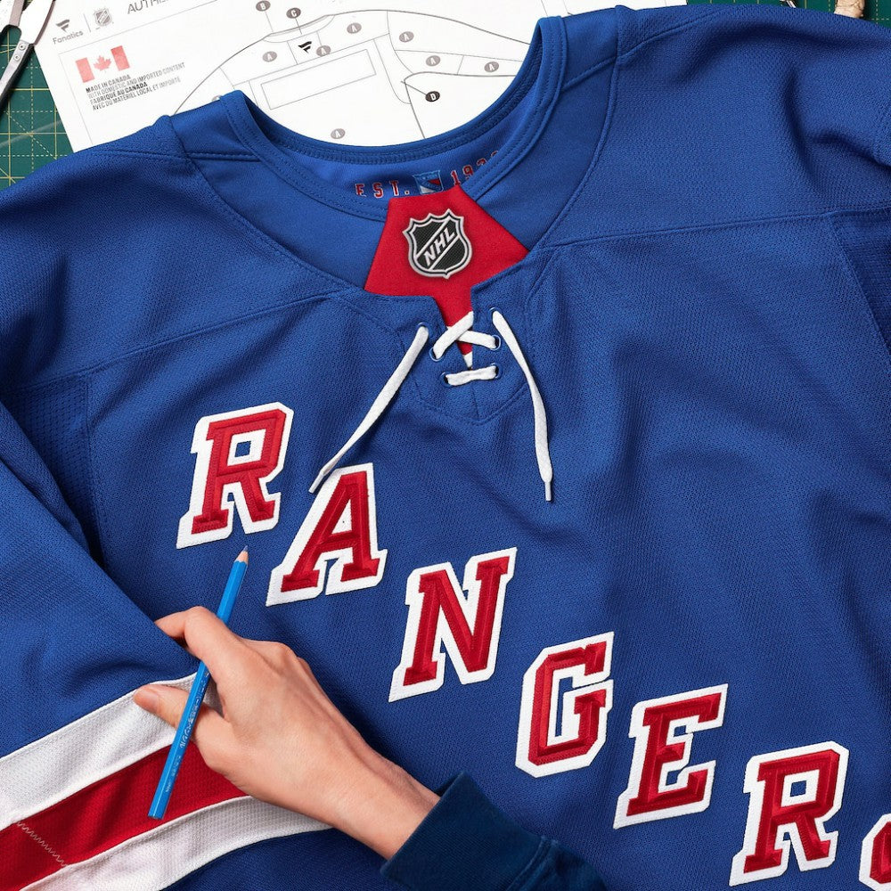 New York Rangers Fanatics Home Authentic Pro Custom Jersey