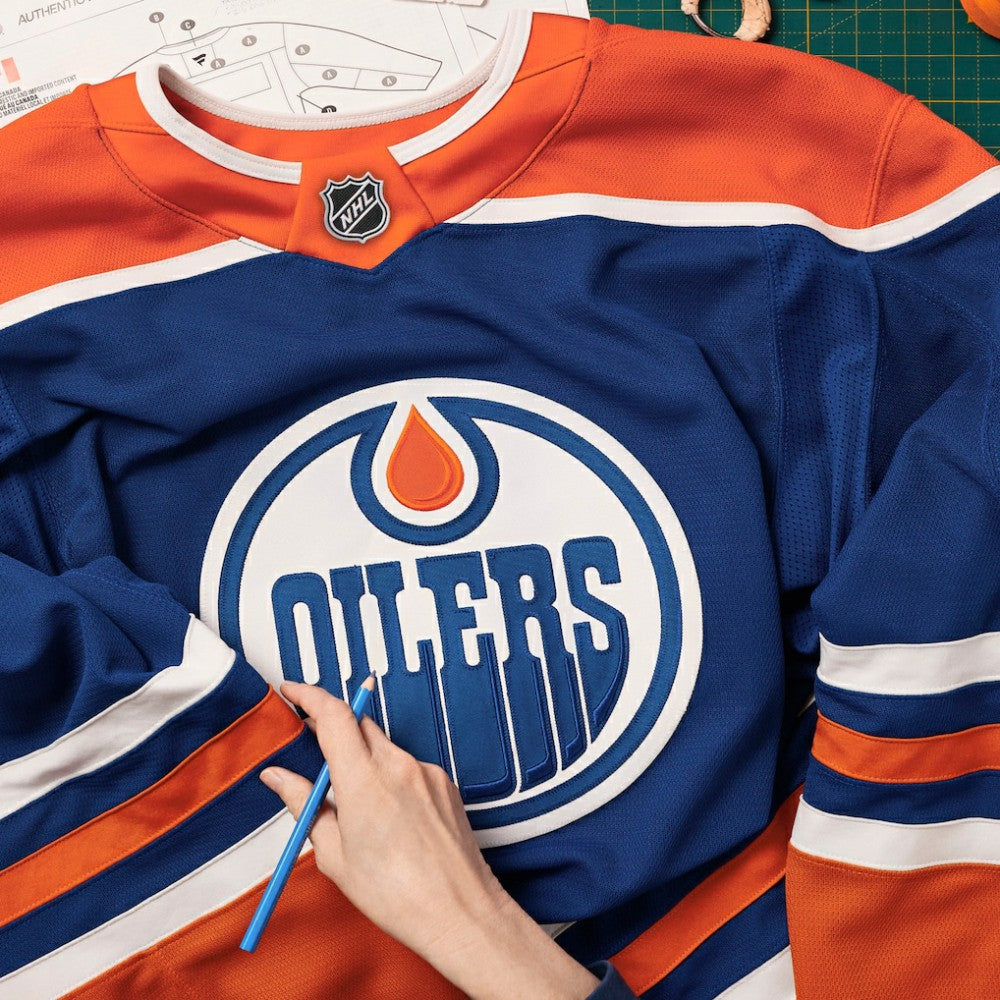 Edmonton Oilers Fanatics Home Authentic Pro Custom Jersey