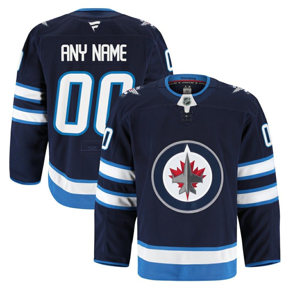 Winnipeg Jets Fanatics Home Authentic Pro Custom Jersey