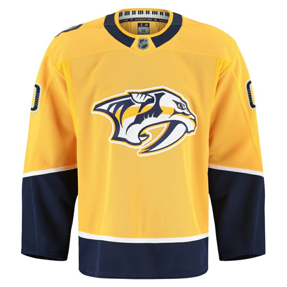 Nashville Predators Fanatics Home Authentic Pro Custom Jersey