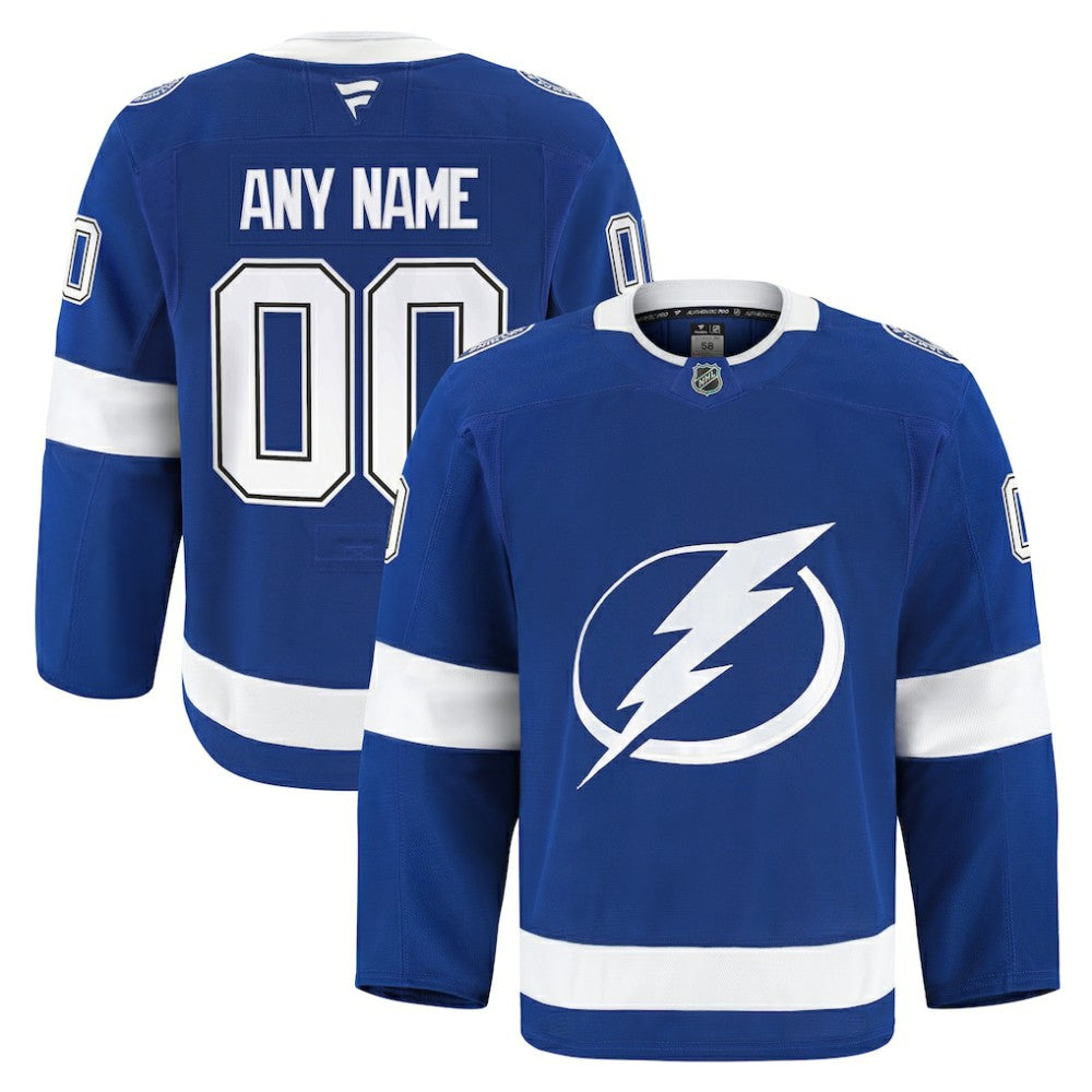 Tampa Bay Lightning Fanatics Home Authentic Pro Custom Jersey