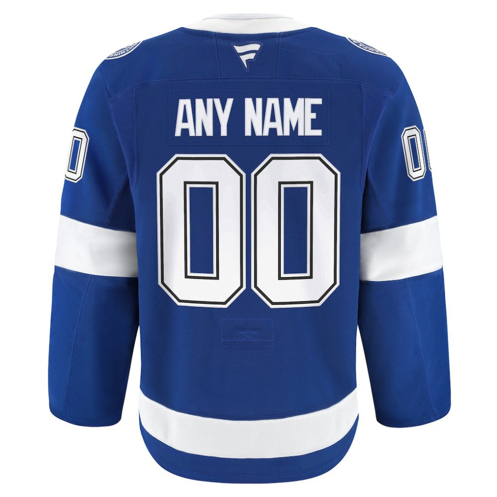 Tampa Bay Lightning Fanatics Home Authentic Pro Custom Jersey