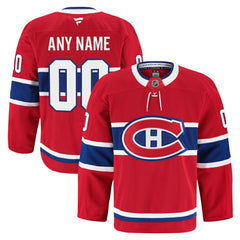 Montreal Canadiens Fanatics Home Authentic Pro Custom Jersey