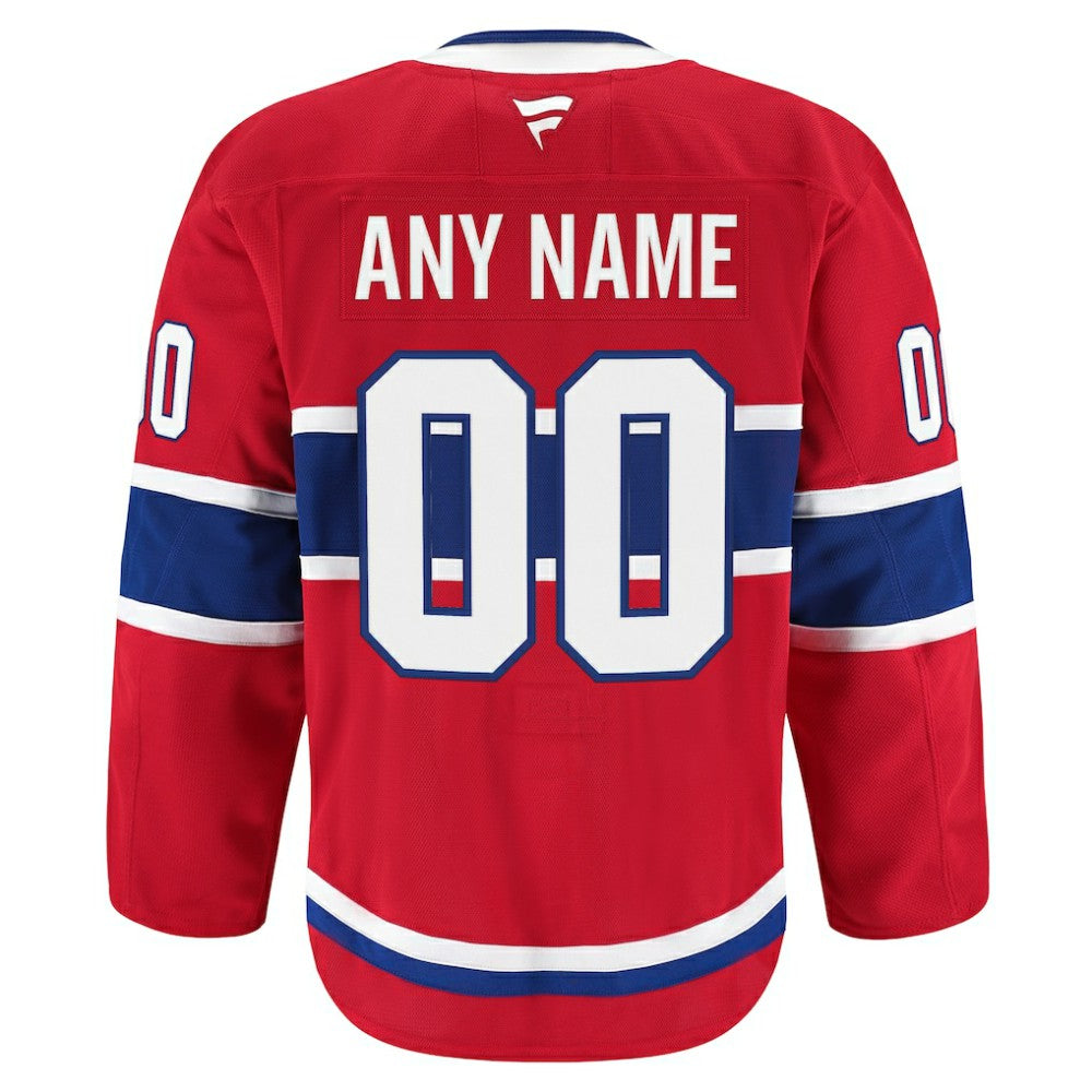 Montreal Canadiens Fanatics Home Authentic Pro Custom Jersey