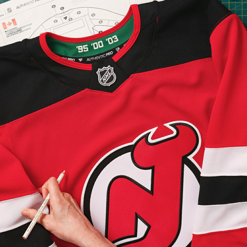 New Jersey Devils Fanatics Home Authentic Pro Custom Jersey