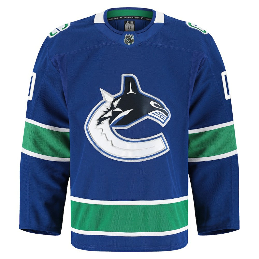 Vancouver Canucks Fanatics Home Authentic Pro Custom Jersey