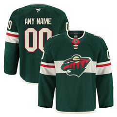 Minnesota Wild Fanatics Home Authentic Pro Custom Jersey
