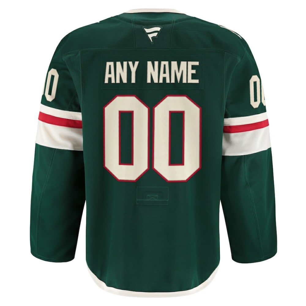 Minnesota Wild Fanatics Home Authentic Pro Custom Jersey