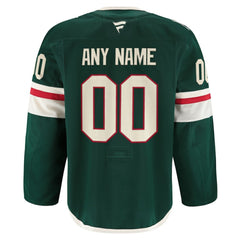 Minnesota Wild Fanatics Home Authentic Pro Custom Jersey