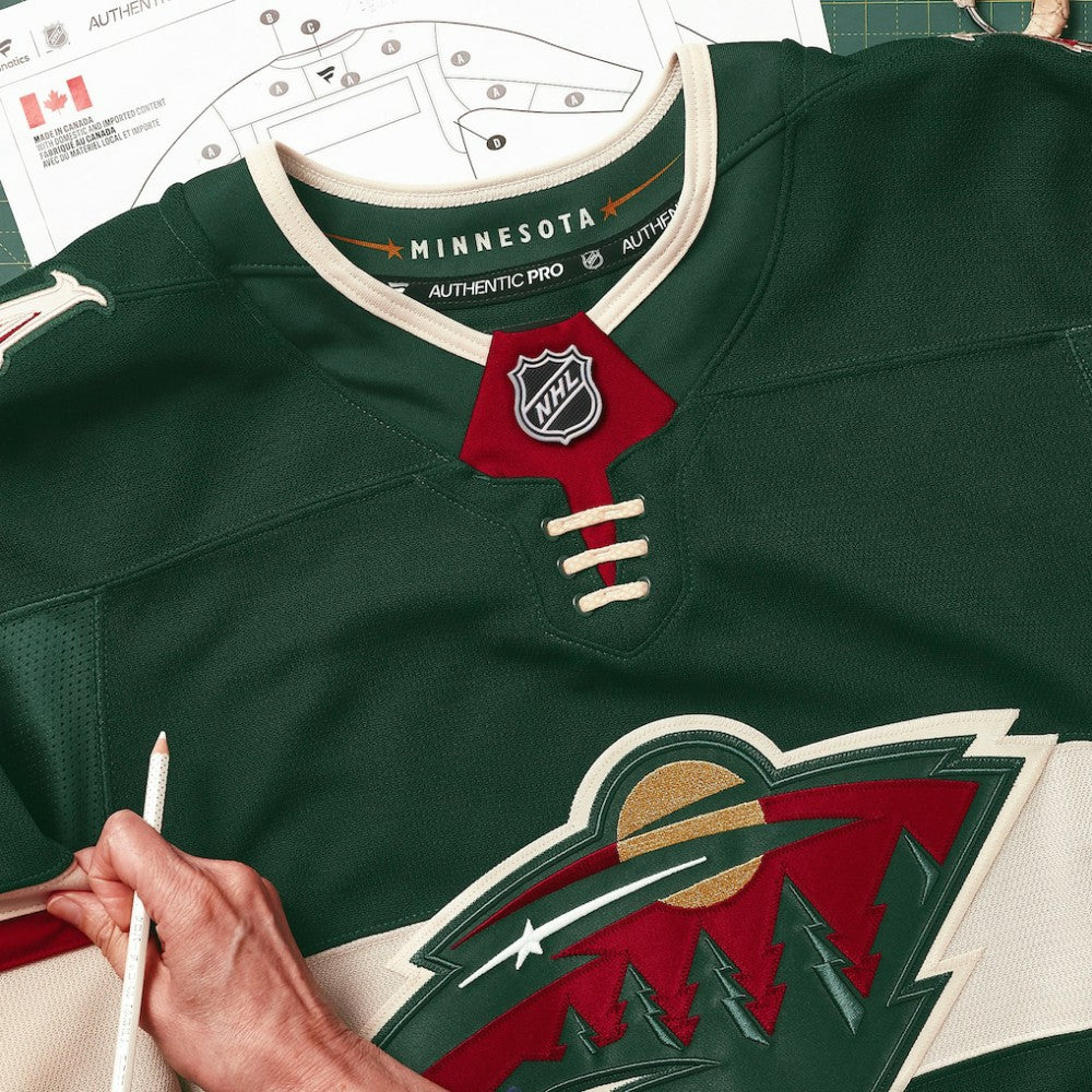 Minnesota Wild Fanatics Home Authentic Pro Custom Jersey