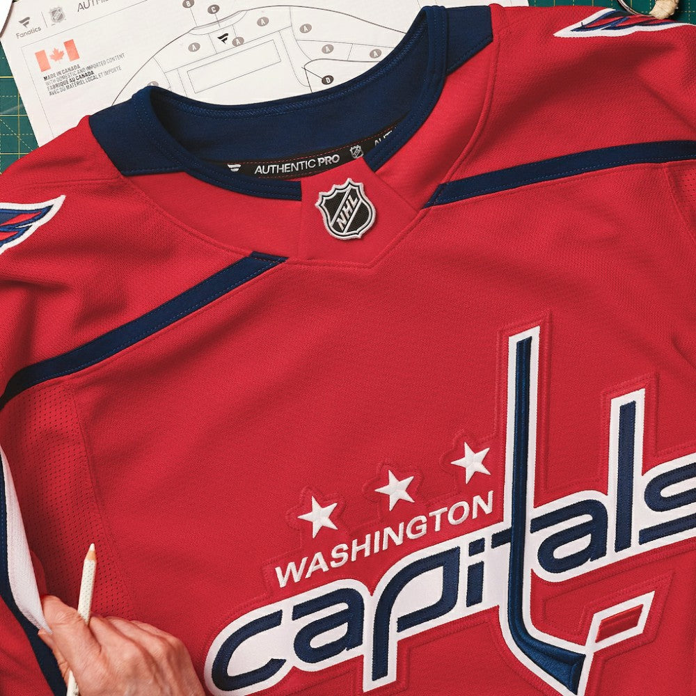 Washington Capitals Fanatics Home Authentic Pro Custom Jersey
