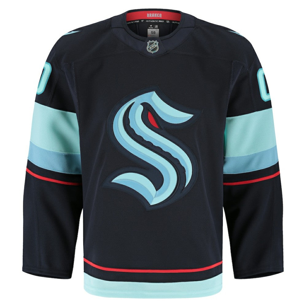 Seattle Kraken Fanatics Home Authentic Pro Custom Jersey