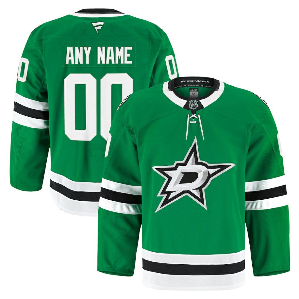 Dallas Stars Fanatics Home Authentic Pro Custom Jersey