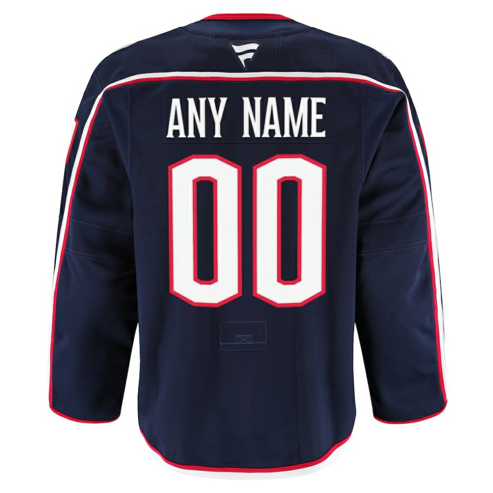 Columbus Blue Jackets Fanatics Home Authentic Pro Custom Jersey