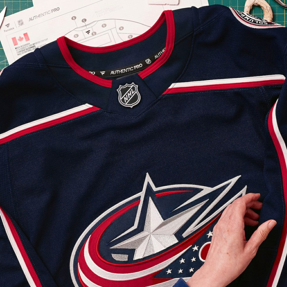 Columbus Blue Jackets Fanatics Home Authentic Pro Custom Jersey