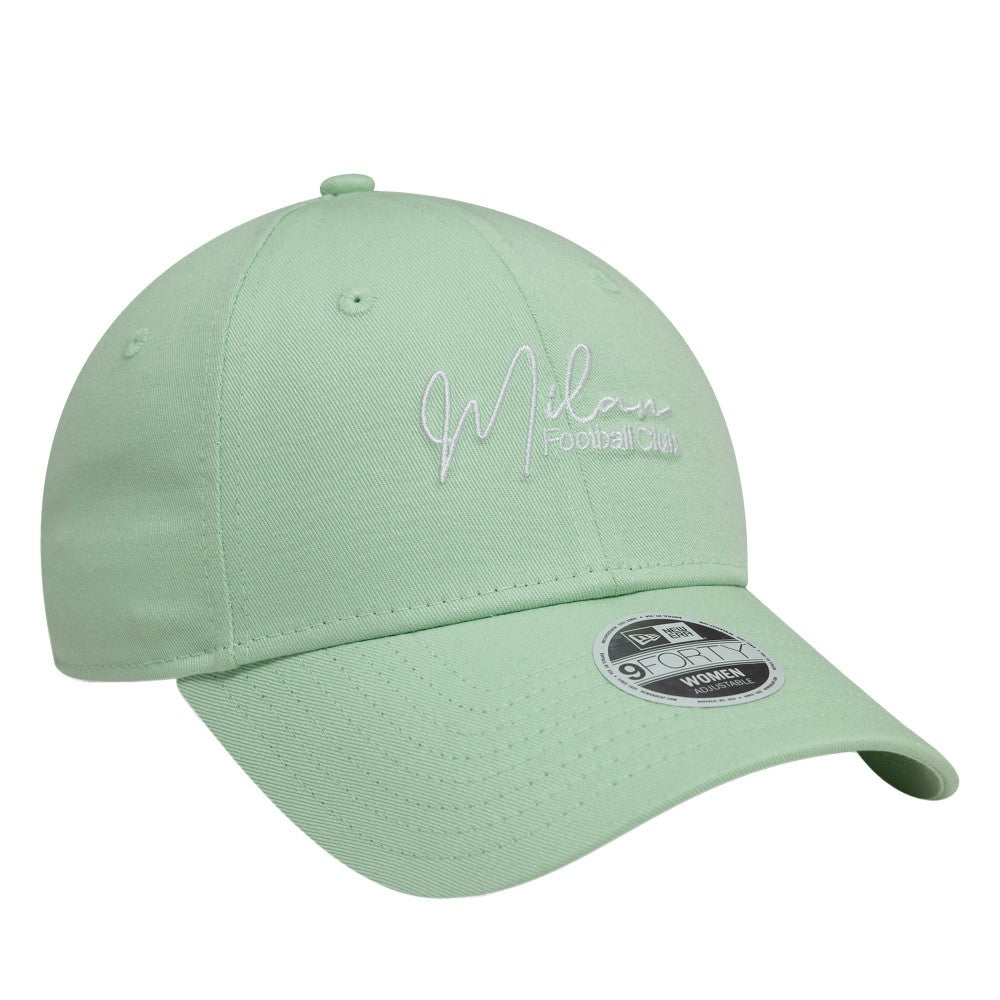 AC Milan New Era Women's Script 9FORTY Adjustable Hat / Soccer Outlet