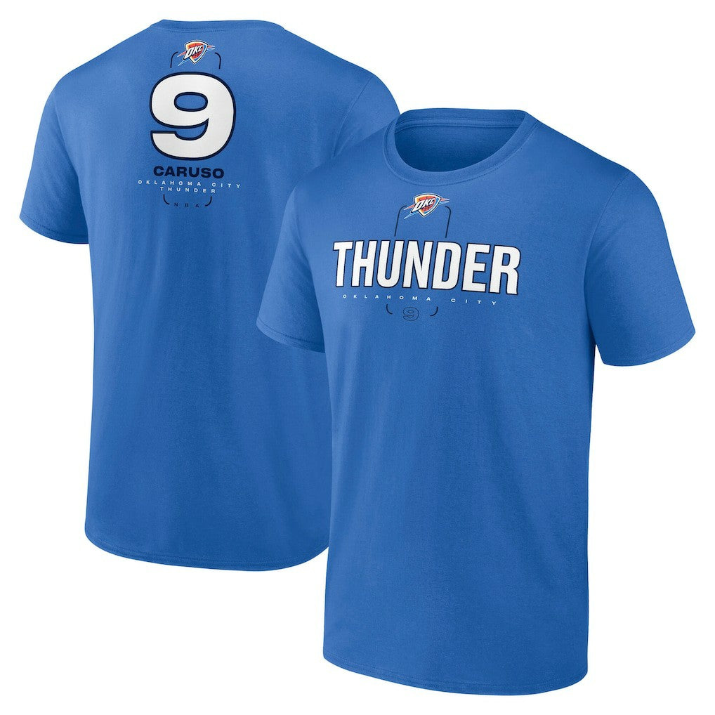 Alex Caruso Oklahoma City Thunder Behind The Back Name & Number T-Shirt - Blue cheap