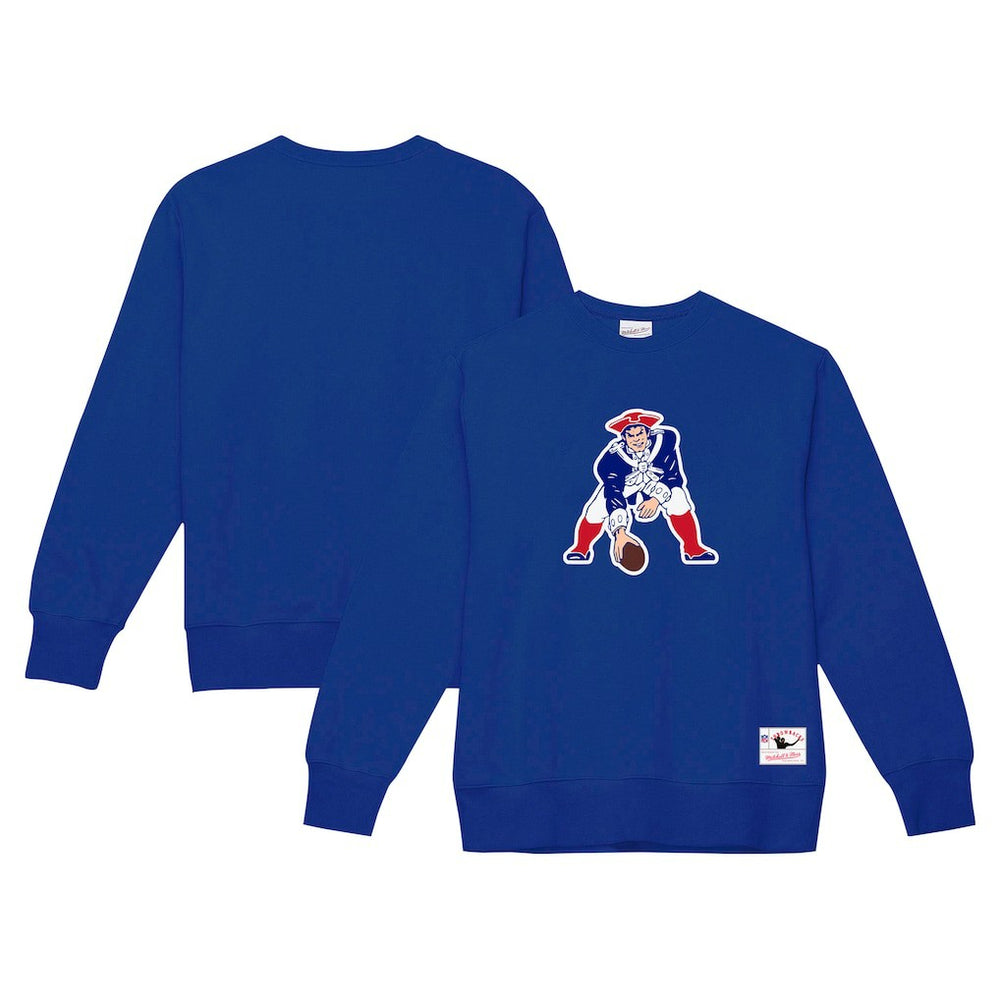 NFL New England Patriots Basic Fleece Pullover Sweatshirt