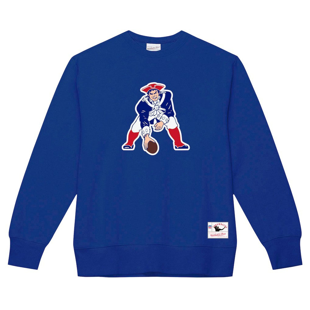 NFL New England Patriots Basic Fleece Pullover Sweatshirt